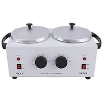 Picture of Double Pot Wax Warmer Electric Hair Removal Wax Machine Salon