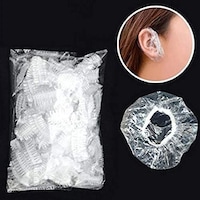 Picture of Portable Disposable Earmuffs Salon Hair Dye Clear Ear Cover Shield
