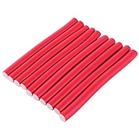Picture of Long Flexible Twist Soft Foam Hair Roller, 12 pcs, Red