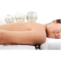 Picture of Cupping Glass, Glass Fire Cupping Jars, 9 Pcs Vacuum Acupuncture