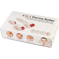 Picture of Derma Roller Facial Brush 4 In 1 - White