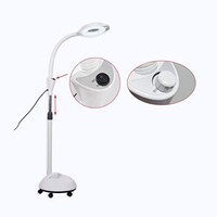 Picture of Floor Lights 8X Diopter Led Magnifying Light Floor Rooling Stand