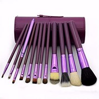Picture of Haihaid-Makeup 12Pcs Makeup Brushes Kit Holder Tube Commodious Port