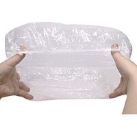 Picture of Shapenty Clear Disposable Plastic Shower Cap Waterproof Reusable