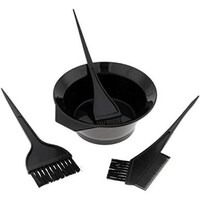 Picture of Hair Dyeing Brushes  & Bowl Combo, 4 Pieces, Black