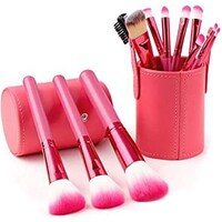Picture of 12Pc Synthetic Makeup Brushes Travel Set With Holder Foundation Powder