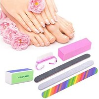 Picture of Bundle Of 2,6Pcs/Lot Nail Manicure Kit Brush Durable Buffing Grit Sand