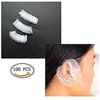 Picture of 100Pcs Ear Protector Caps Disposable Clear Shower Water Ear Covers