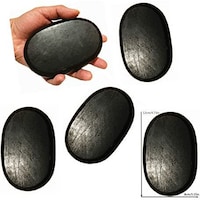 Picture of 5-Pieces Large Black Basalt Hot Stone Set - Great For Spas