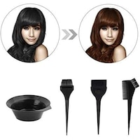 Picture of Hair Coloring Brush & Mixing Bowl Combo, 4 Pieces, Black