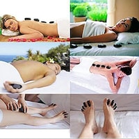 Picture of Massage Hot Stone Massage Heater Bag Lava Natural Energy Massage Stone