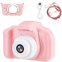 Picture of Kids Digital Dual Camera Camera for Girls, Pink, 2"