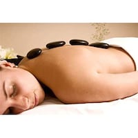 Picture of Spa Hot Rocks Massage Hot Stones Small Natural Lava Basalt Hot Stone