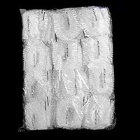 Picture of Pack Of 100 Disposable Shower Caps,Clear Large Shower Cap