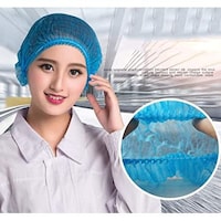 Picture of Disposable Mesh Cap Hood,Disposable Head Net Mop Cap