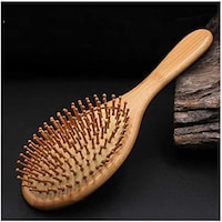 Picture of Dptmstore Wooden Hair Brush, 100% Bamboo Wood Hairbrush