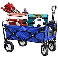 Picture of Folding Camping Multi Function Outdoor Wagon Shopping Cart & Bags