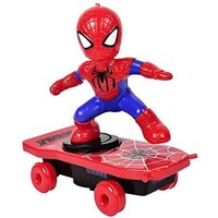 Picture of Kids Toys Spiderman Stunt Scooter 360 Degree Rotate With Music Light