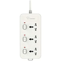 Picture of Gongniu Universal Extension Socket 3 Ways 3M Wire Type, White