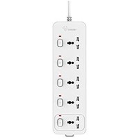 Picture of Gongniu Universal Extension Socket 5 Ways 3M Wire Type, White