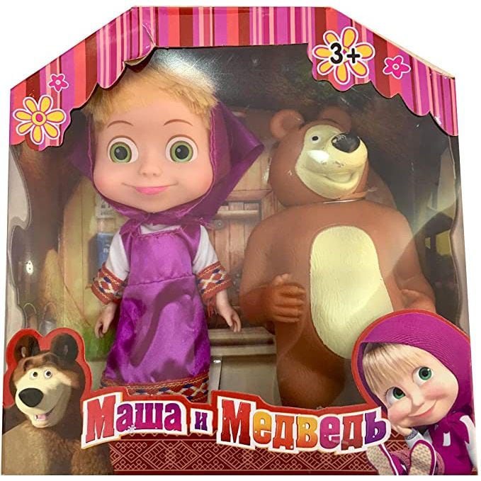 Shop Generic Masha And The Bear In Purple Dress Dragon Mart Uae 