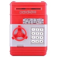 Picture of Icome Electronic Mini Atm Safe Box Red