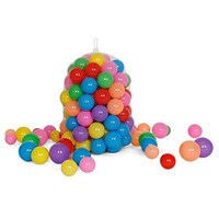 Picture of Colourful Soft Plastic Ball for Kids, Multi Colour, 100 pcs