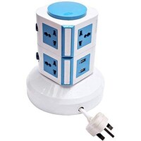 Picture of 4-Way Universal Vertical Extension Socket Blue