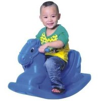 Picture of Galb Al Gamar Toddler Rocking Horse Toy, Model 6243 Blue