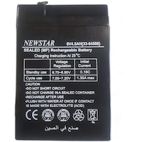 Picture of Newstar Lead Acid Battery Mentinance Free 6V-4.5Amps