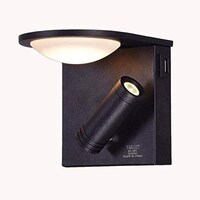 Picture of Target Black 3000K Led Wall Light A11 Usb (2A) 5+3W