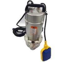 Picture of Jialile Submersible Water Pump with Automatic Float Switch, 0.75HP - Silver