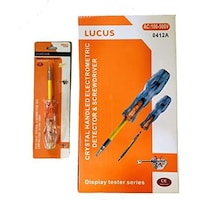 Picture of Lucus 2-In-1 Screwdriver & Electrical Tester Pen Voltage Detector