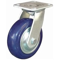 Picture of Globe Enduranced Nylon Caster 5" Wheels Blue Fixed, Swivel