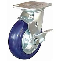 Picture of Globe Enduranced Nylon Caster 5" Wheels Blue Fixed, Swivel