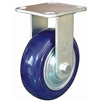 Picture of Globe Enduranced Nylon Caster 6" Wheels Blue Fixed, Swivel