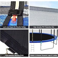 Picture of Trampoline Fitness Exercise Equipment With Safety Enclosure