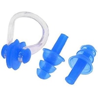 Picture of Swimming Set With Nose Clip And Ear Plug For Kids Adults - Blue N011