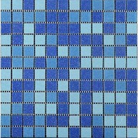 Picture of Swimming Pool Glass Mosaic White & Blue 625252
