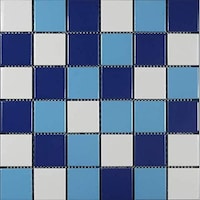 Picture of Ceramic Swimming Pool Tiles Mosaic 2Sqm Dark Blue 650752