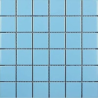 Picture of Ceramic Swimming Pool Tiles Mosaic 2Sqm Light Blue 650755