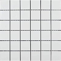 Picture of Ceramic Swimming Pool Tiles Mosaic 2Sqm White 650760