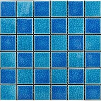 Picture of Ceramic Swimming Pool Tiles Mosaic 2Sqm Dark Blue 650852