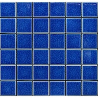Picture of Ceramic Swimming Pool Tiles Mosaic 2Sqm Dark Blue 650856