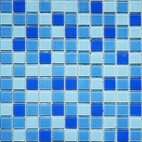 Picture of Glass Swimming Pool Tiles Mosaics 2 Sqm Blue Mgs253111