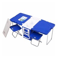 Picture of Two-Chair Plastic Incubator with Desk and Chair Picnic Table, 28L