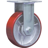Picture of GLM Polyurethane Fixed Caster Wheel, WH30100PUF, 4inch, Red