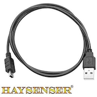 Picture of Haysenser 5Pin Mini USB Cable, Mini USB Cable USB 2.0 Type A to Mini B Cable Male Cord for GoPro Hero 3+, Hero HD, Cell Phones, MP3 Players, Digital Cameras,GPS Receiver, PDAs etc (1.5M)