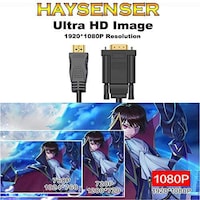 Picture of Haysenser HDMI VGA Cord Audio Video Cable