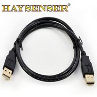 Picture of USB A to A Cable Type A Male to Male Cable Cord for Data Transfer Hard Drive Enclosures, Printers, Modems, Cameras (1.5)